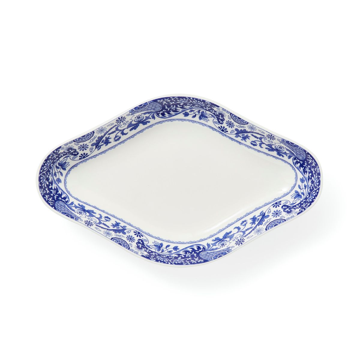 Blue Italian Brocato Diamond Dish  image number null